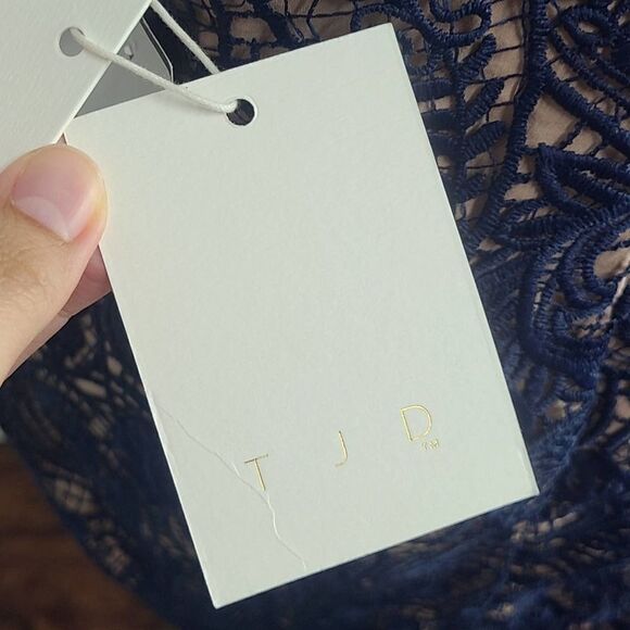 TJD Women's‎ Cocktail Party V-neck Lace Mini Dress Size Medium - Picture 5 of 10